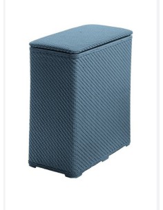 Cesto portabiancheria Ambrogio in resina blu, 70 litri, 50x28x55 cm | Gedy -GEDY