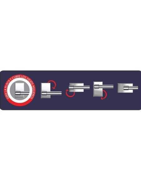 Portasalviette 60 cm Maine cromo, da parete | Gedy -GEDY