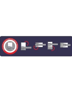 Portasalviette 35 cm Maine cromo, da parete | Gedy -GEDY 2