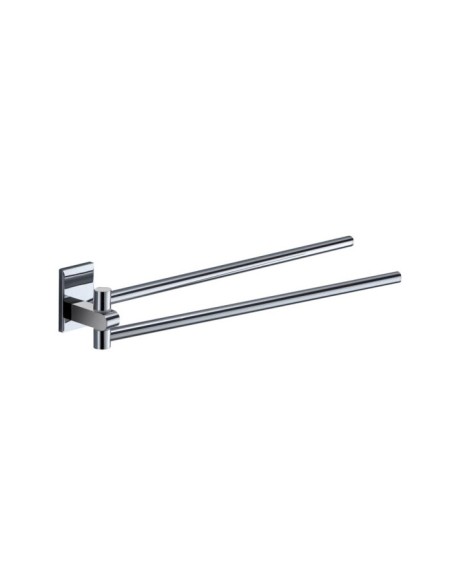 Portasalviette a snodo con base girevole Maine cromo, da parete | Gedy -GEDY