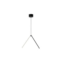 Flos Arrangements Broken Line, sospensione LED modulare nera con alimentatore | Flos -FLOS