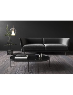 Lampada a sospensione Elsa Ø 22,5 in vetro trasparente con struttura cromo, E27 | Mantra -MANTRA 2