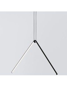 Flos Arrangements Broken Line, sospensione LED modulare nera con alimentatore | Flos -FLOS 2