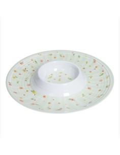 Polline antipastiera in melamina verde Ø 36,5 cm | Brandani -BRANDANI