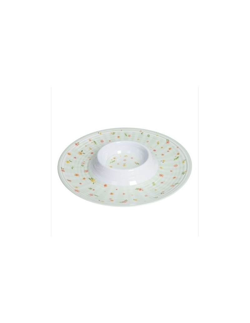 Polline antipastiera in melamina verde Ø 36,5 cm | Brandani -BRANDANI