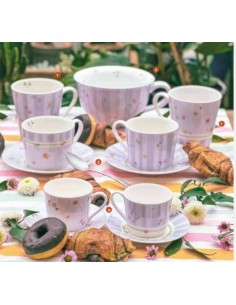 Set 2 mug in porcellana rosa, collezione Polline | Brandani -BRANDANI 2