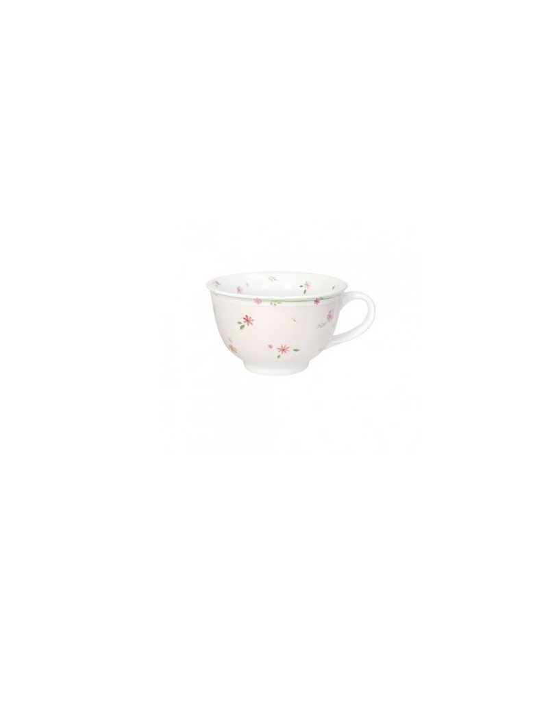 Tazza colazione in porcellana rosa, collezione Polline | Brandani -BRANDANI