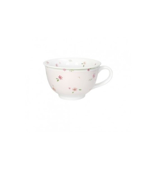 Tazza colazione in porcellana rosa, collezione Polline | Brandani -BRANDANI