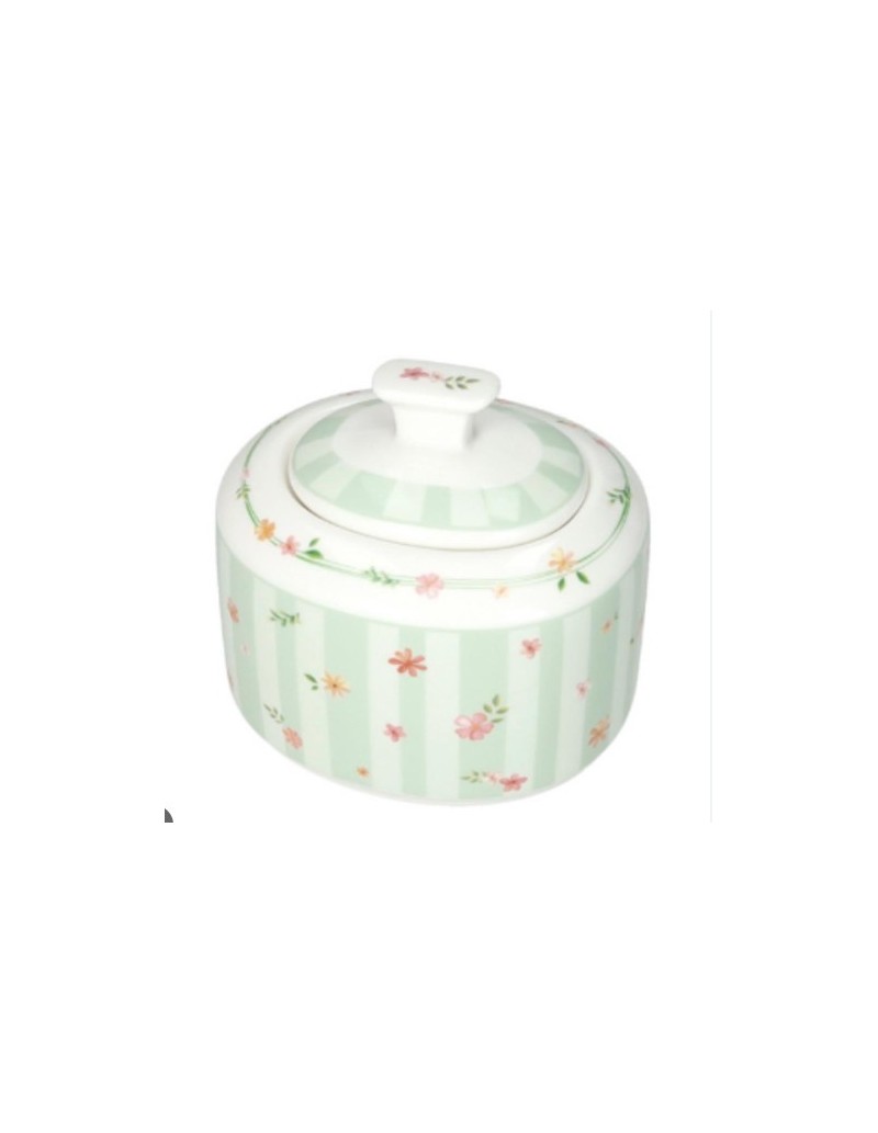 Polline zuccheriera in new bone china verde | Brandani -BRANDANI