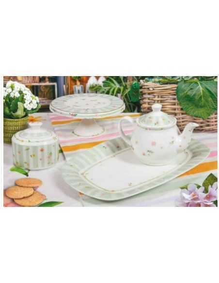 Polline zuccheriera in new bone china verde | Brandani -BRANDANI