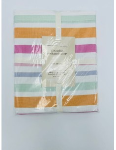 Tovaglia righe 160x300 in cotone, collezione Polline | Brandani -BRANDANI