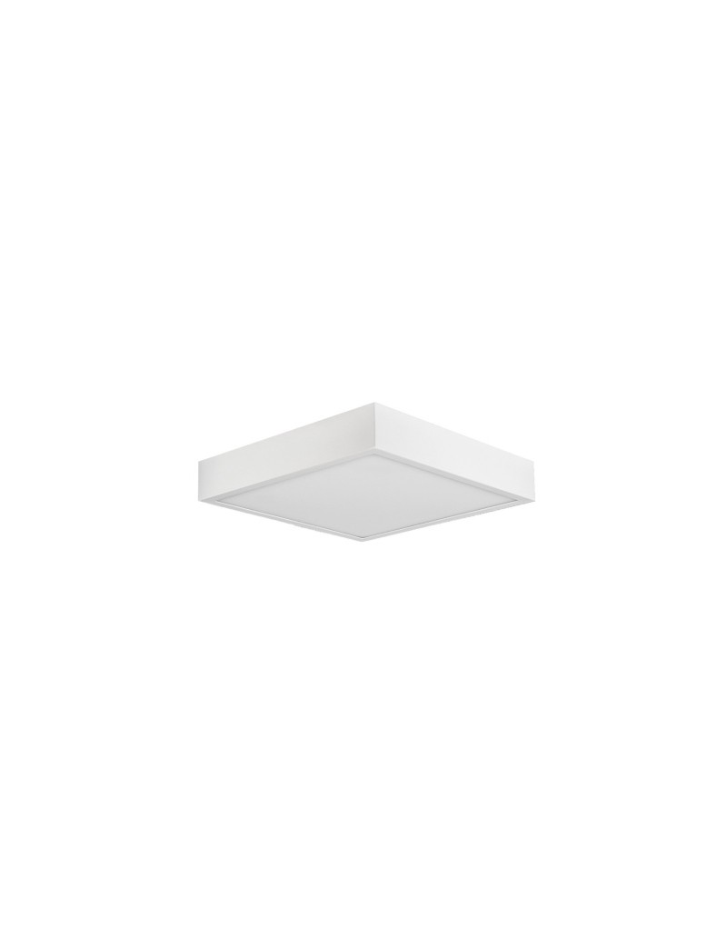 Plafoniera LED Saona quadrata 17 cm bianco opaco, 14 W 4000 K luce naturale | Mantra -MANTRA