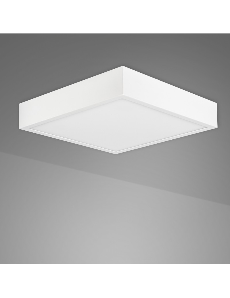 Plafoniera LED Saona quadrata 17 cm bianco opaco, 14 W 4000 K luce naturale | Mantra -MANTRA
