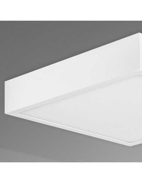 Plafoniera LED Saona quadrata 17 cm bianco opaco, 14 W 4000 K luce naturale | Mantra -MANTRA