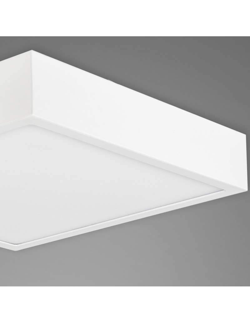 Plafoniera LED Saona quadrata 17 cm bianco opaco, 14 W 4000 K luce naturale | Mantra -MANTRA