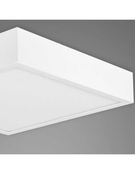 Plafoniera LED Saona quadrata 17 cm bianco opaco, 14 W 4000 K luce naturale | Mantra -MANTRA