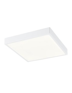 Plafoniera LED Alena slim quadrata 22x22 cm bianca, 28 W 4000 K dimmerabile | Globo -GLOBO LIGHTING