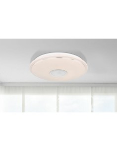 Plafoniera LED Connor bianca Ø 50 cm con cassa Bluetooth e luce CCT 3000-6000 K | Globo Lighting -GLOBO LIGHTING 2
