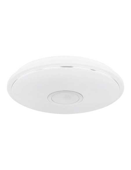 Plafoniera LED Connor bianca Ø 50 cm con cassa Bluetooth e luce CCT 3000-6000 K | Globo Lighting -GLOBO LIGHTING