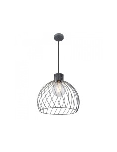 Lampada a sospensione Beverone Ø 35 cm in rete metallica grigio antracite, E27 | Globo -GLOBO LIGHTING
