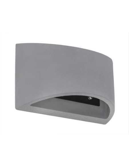 Applique Timo 20 cm in cemento grigio, minimale, luce alto/basso, G9 | Globo -GLOBO LIGHTING