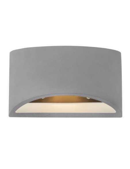 Applique Timo 20 cm in cemento grigio, minimale, luce alto/basso, G9 | Globo -GLOBO LIGHTING