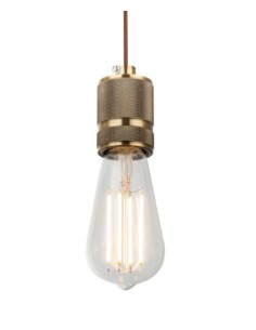 Lampada a sospensione Oliver Ø 10 in metallo antracite e ottone opaco, E27 | Globo -GLOBO LIGHTING 2