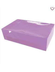 Portasapone da appoggio Rainbow in resina lilla, 11 x 7 x 3 cm | Gedy -GEDY