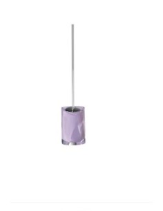 Scopino da appoggio Twist in resina lilla, 12x13,5x47 cm | Gedy -GEDY