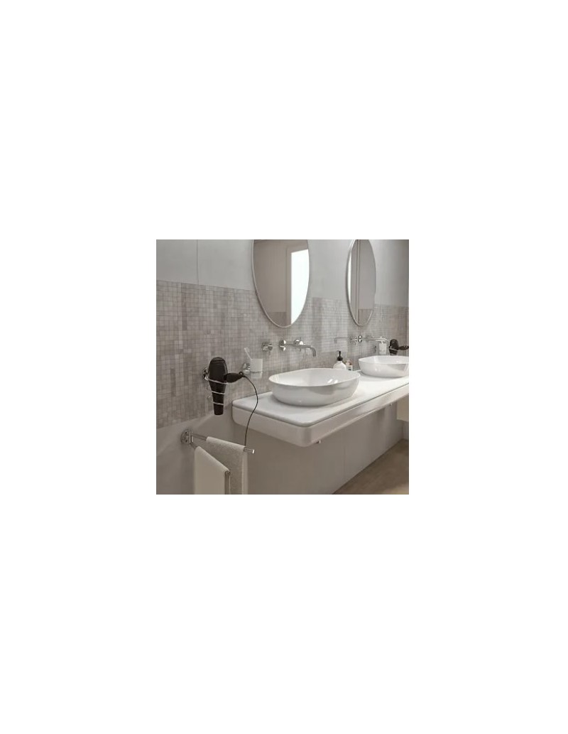 Portasalviette a snodo a due braccia Vermont cromo, da parete | Gedy -GEDY