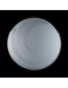 Plafoniera tonda Brio Ø 40 cm in vetro serigrafato, 2 luci E27 | GM Illuminazione -GM ILLUMINAZIONE