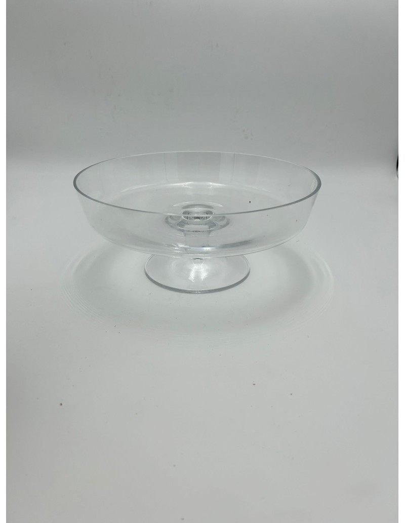 Tokyo alzata tonda in vetro borosilicato trasparente Ø24 | Ichendorf -ICHEDORF
