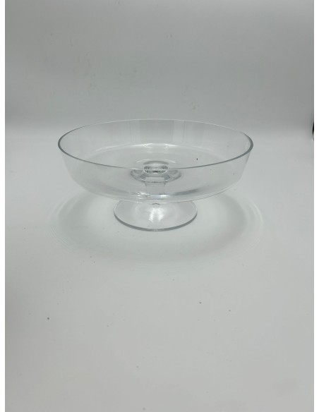 Tokyo alzata tonda in vetro borosilicato trasparente Ø24 | Ichendorf -ICHEDORF