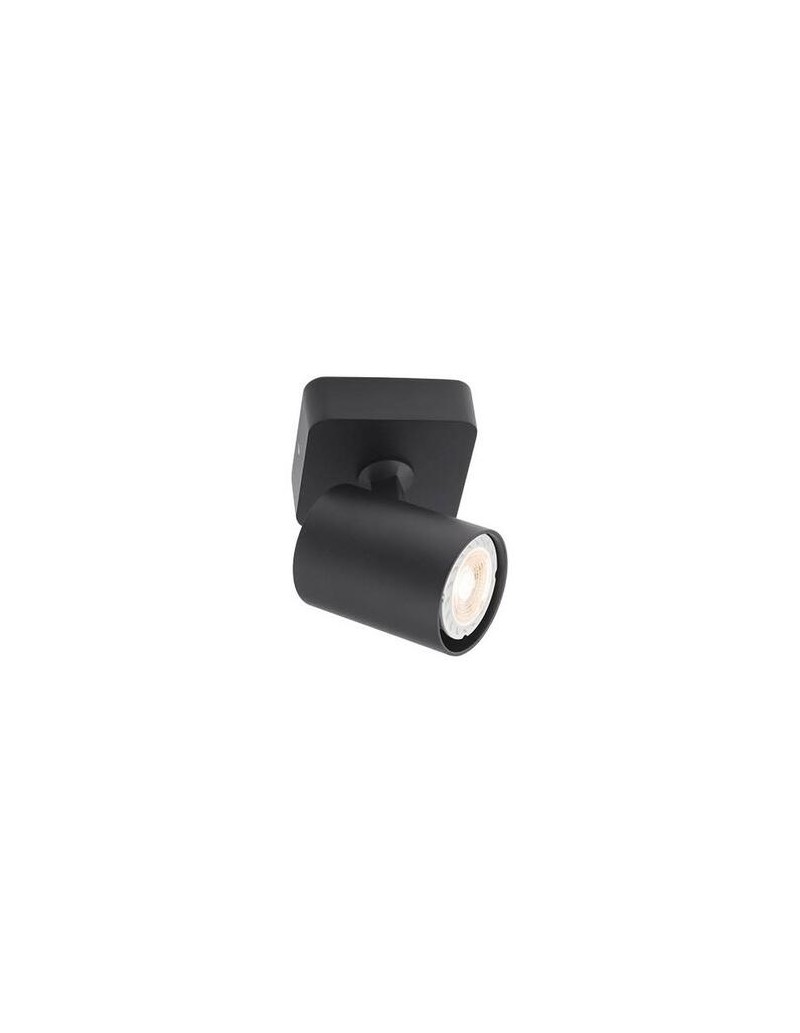 Faretto spot Cameo 1 luce in alluminio nero, soffitto o parete, GU10 | Redo -REDO GROUP