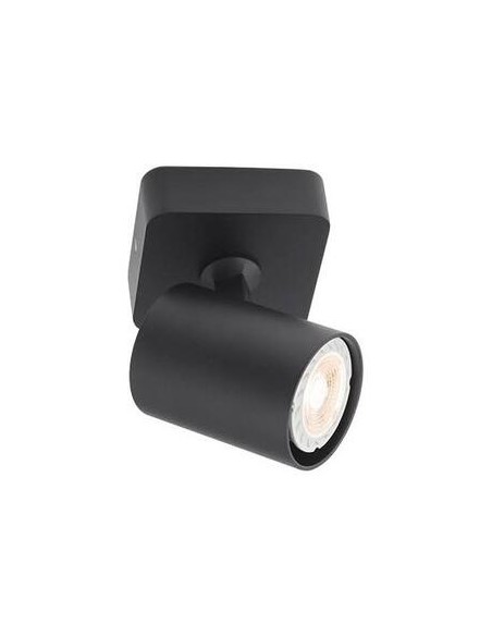Faretto spot Cameo 1 luce in alluminio nero, soffitto o parete, GU10 | Redo -REDO GROUP