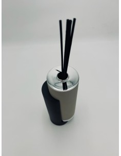 Profumatore marmorino nero e nocciola H 20 cm, fragranza muschio bianco | Bongelli Preziosi -BONGELLI PREZIOSI 2