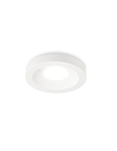 Faretto da incasso Mars tondo in alluminio bianco per cartongesso, Ø 9,8 cm, GU10 | Gea Luce -GEA LUCE