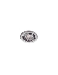 Faretto da incasso tondo Ø 8 cm in metallo cromato inclinabile, GU10 | Gea Luce -GEA LUCE
