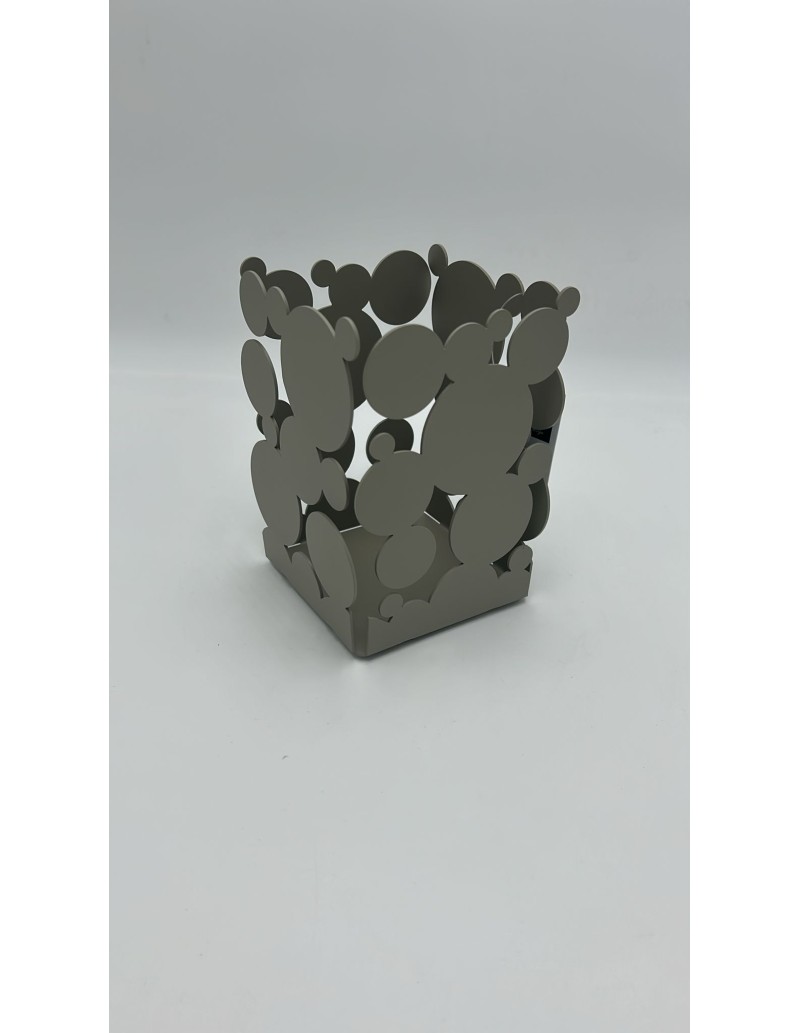 Bolle porta mestoli in metallo tortora, taglio laser | Ceart -CEART