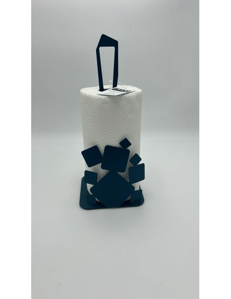 Materia porta scottex in metallo laccato petrolio | Ceart -CEART