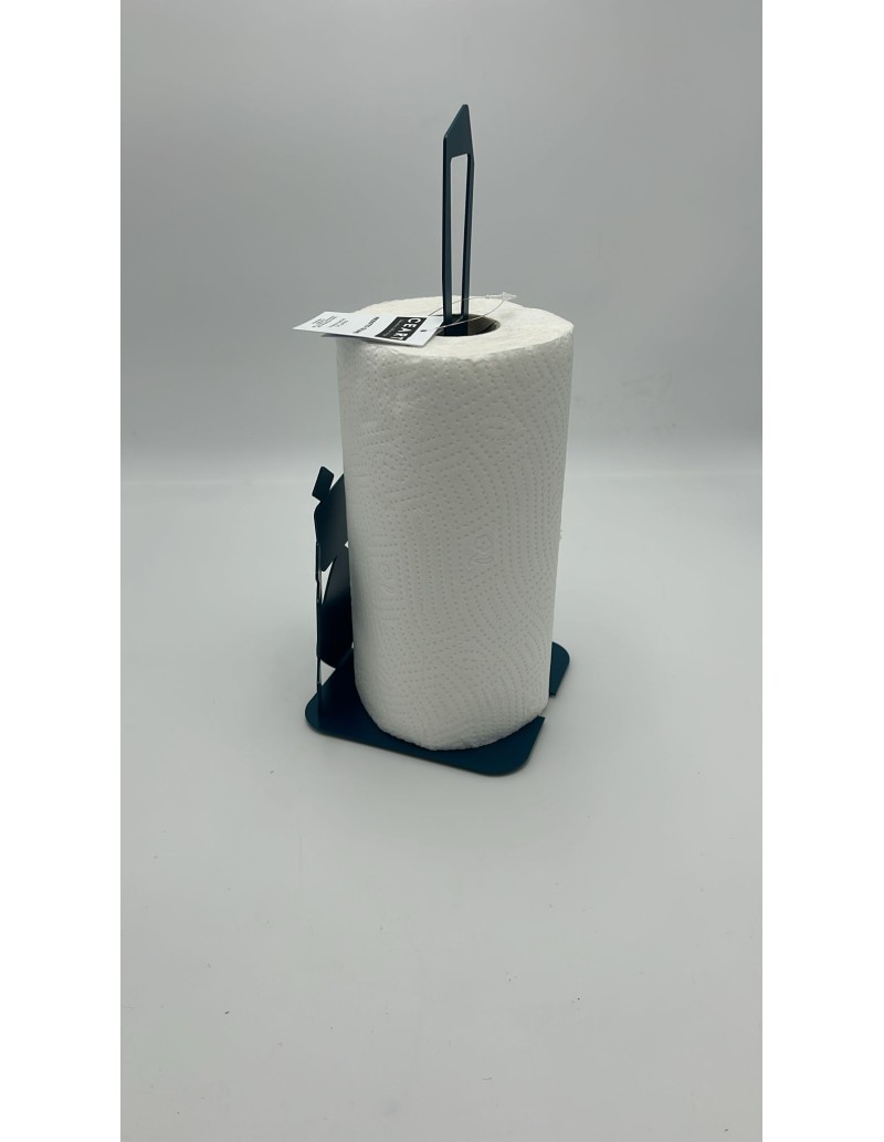 Materia porta scottex in metallo laccato petrolio | Ceart -CEART