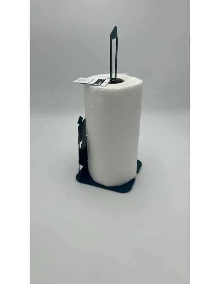 Materia porta scottex in metallo laccato petrolio | Ceart -CEART