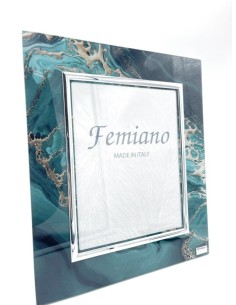 Emerald cornice da appoggio in resina verde e oro, foto 18x24cm | First Class -FIRST CLASS - FEMIANO - ELITE