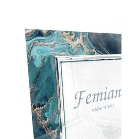 Emerald cornice da appoggio in resina verde e oro, foto 18x24cm | First Class -FIRST CLASS - FEMIANO - ELITE