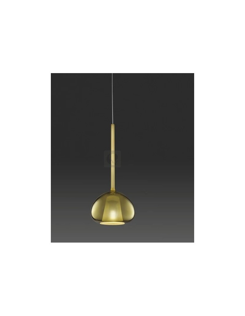 Lampada a sospensione Beba 5 luci in vetro borosilicato oro, bronzo e cromo, G9 | Sforzin -SFORZIN - MILOOX