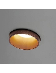 Faretto da incasso tondo Thessaly per cartongesso, cornice rame spazzolato, GU10 | Sforzin -SFORZIN - MILOOX 2