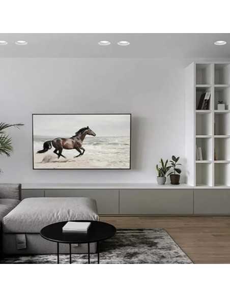 Faretto da incasso Filiatra tondo in gesso per cartongesso, tinteggiabile, GX53 | Sforzin -SFORZIN - MILOOX