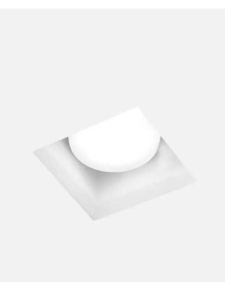 Faretto da incasso quadrato Filiatra in gesso per cartongesso, GX53 max 12 W | Sforzin -SFORZIN - MILOOX