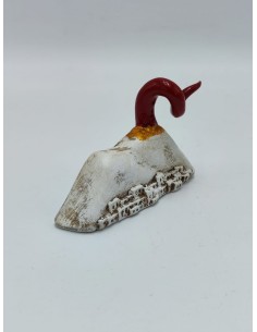 Statua Vesuvio da appoggio con corno rosso in ceramica fatta a mano | Maruzzella Ceramiche -MARUZZELLA CERAMICHE 2