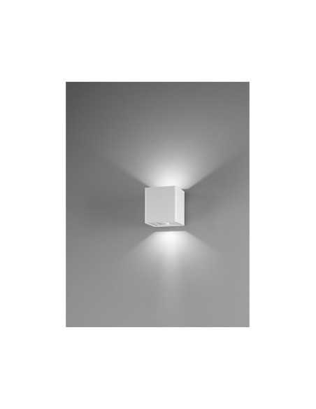Applique LED Beam a cubo bianco con doppio fascio regolabile, 2x5 W 4000 K, IP54 | Perenz -PERENZ